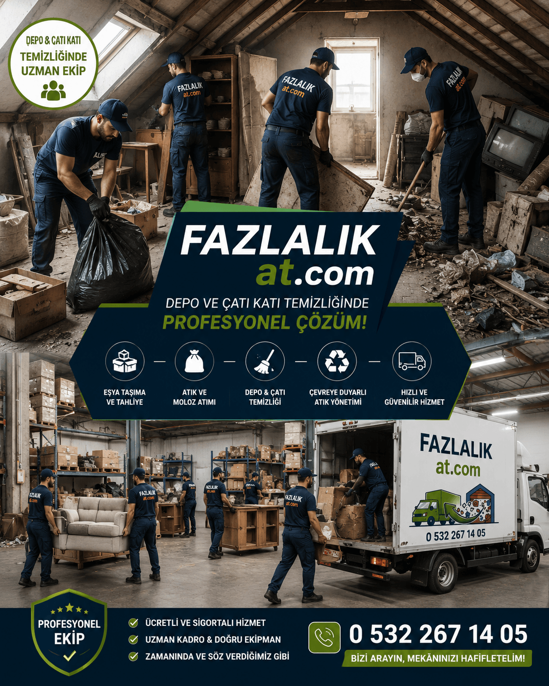 Depo & Çatı Katı Temizliği