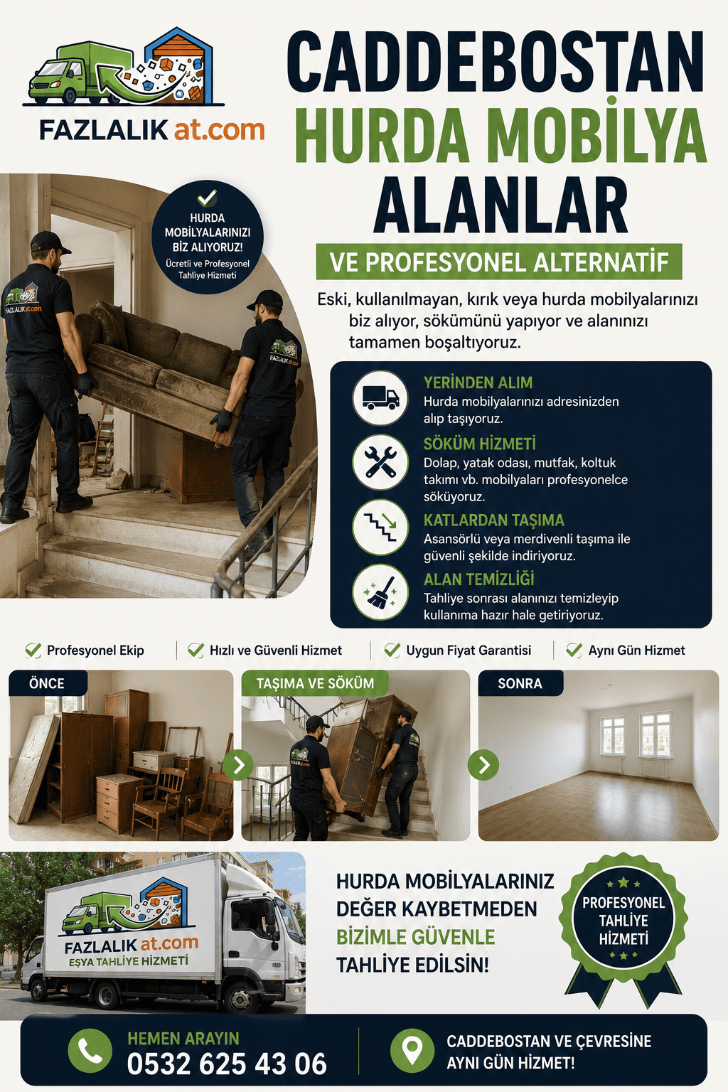 Caddebostan Hurda Mobilya Alanlar ve Profesyonel Alternatif