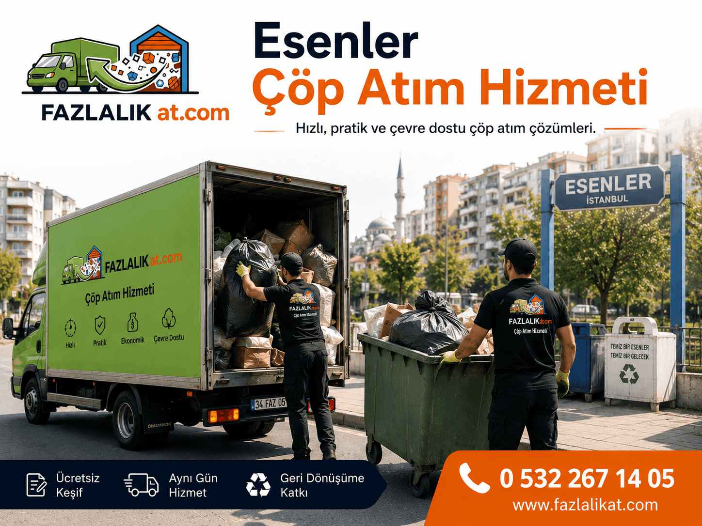 Esenler Çöp Atım Hizmeti
