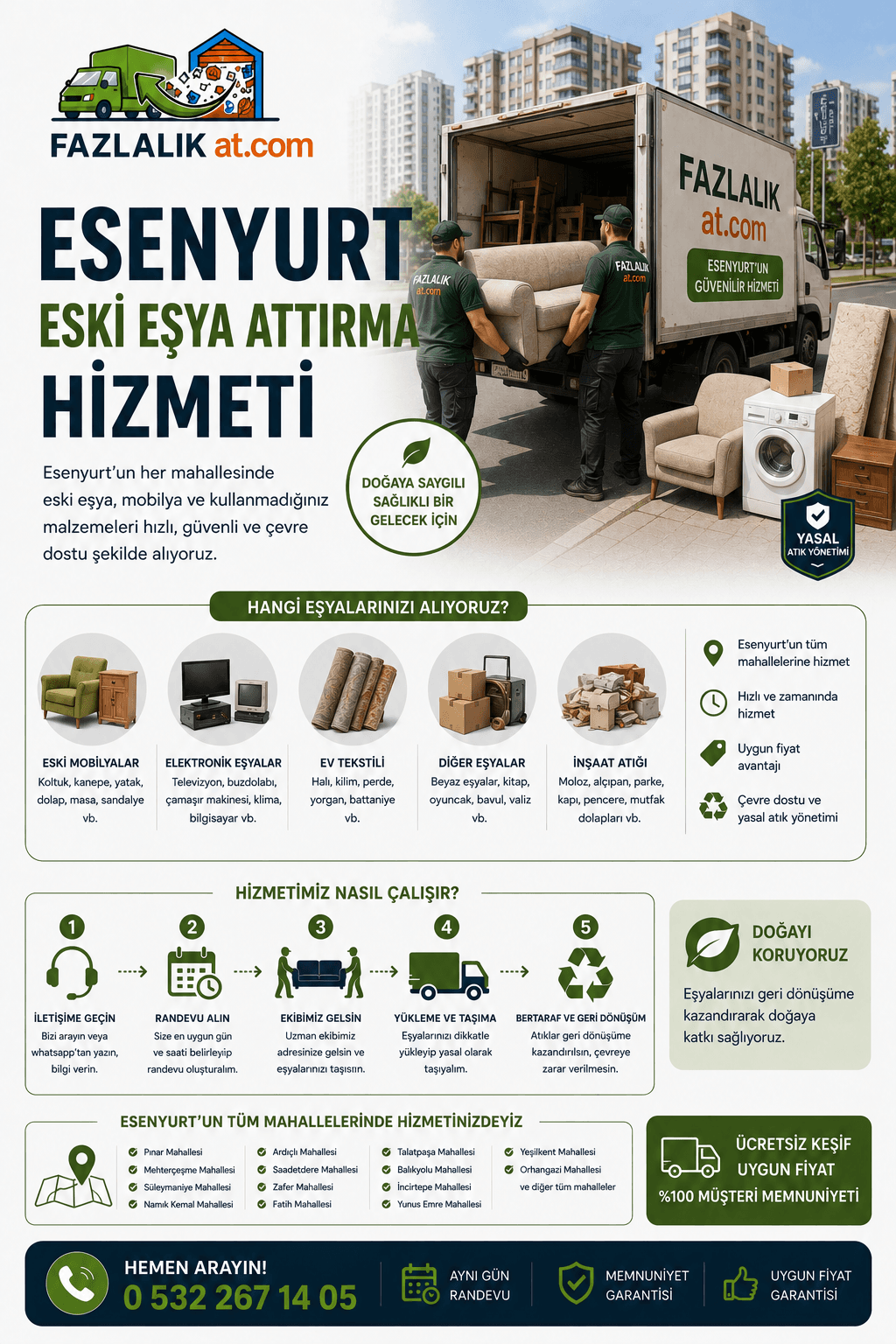 Esenyurt Eski Eşya Attırma Hizmeti