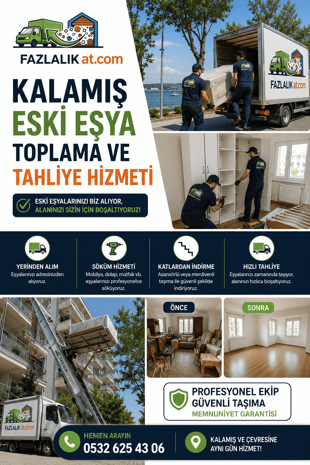 Kalamış Eski Eşya Toplama ve Tahliye Hizmeti