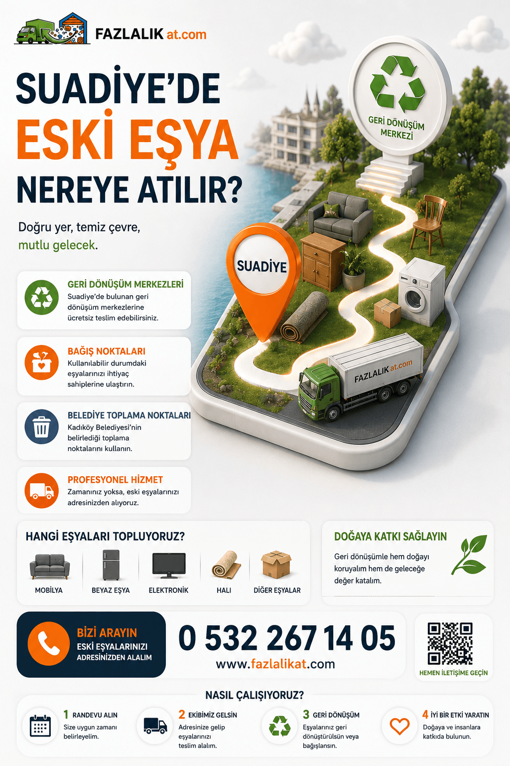 Suadiye'de Eski Eşya Nereye Atılır?